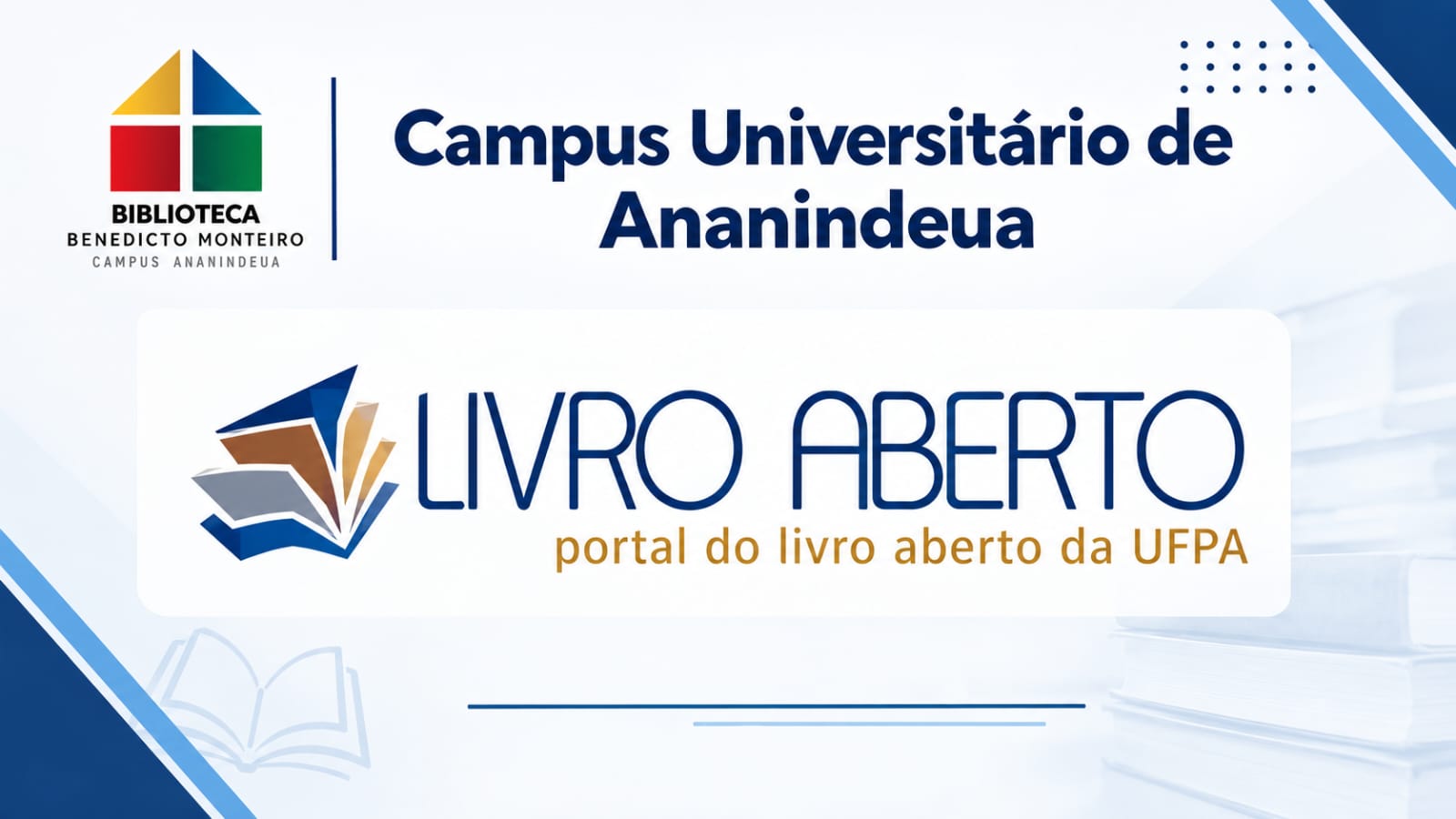 Campus Ananindeua no Portal do Livro Aberto - UFPA